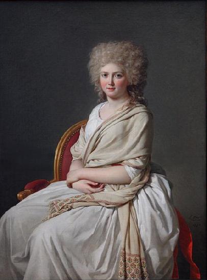 Jacques-Louis  David Countess of Sorcy oil painting image
